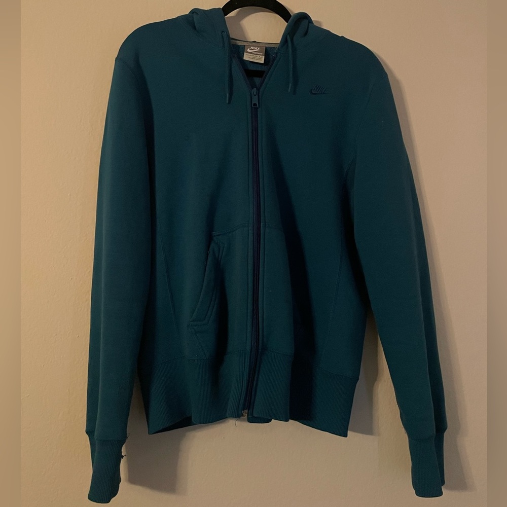 Dark Blue Nike Zip Up Jacket